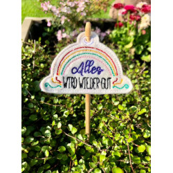 Alles wird gut FREEBIE 6 - Anhänger ITH - Alles wird gut